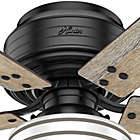 Alternate image 8 for Hunter&reg; 52-Inch Cedar Key Low Profile Indoor/Outdoor Ceiling Fan in Black with Remote Control