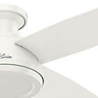 Alternate image 4 for Hunter&reg; 52-Inch Dempsey Low Profile Ceiling Fan in White with Remote Control