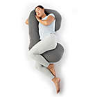 Alternate image 2 for Therapedic&reg; Pregnancy Pillow in Grey