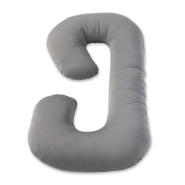 Therapedic&reg; Pregnancy Pillow in Grey. View a larger version of this product image.