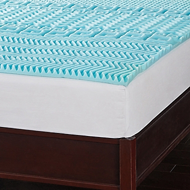 Sleep Safe&trade; Ultimate Memory Foam Full Mattress Topper. View a larger version of this product image.