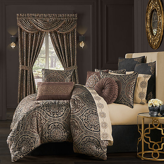 Alternate image 1 for J. Queen New York™ Mahogany 4-Piece King Comforter Set in Chocolate