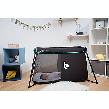 Babymoov&reg; Naos Travel Bed in Black. View a larger version of this product image.