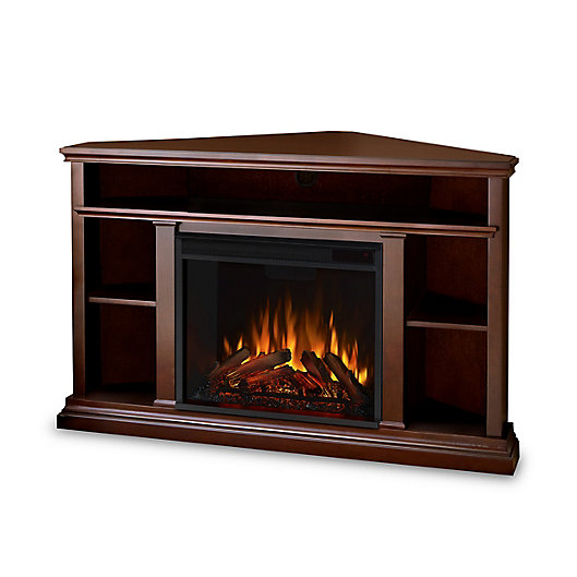 Churchill Electric Fireplace Media, Calie Entertainment Center Electric Fireplace In Dark Espresso By Real Flame