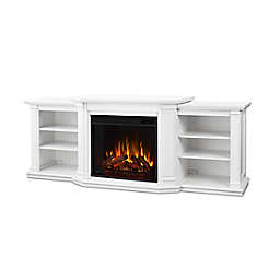 Real Flame® Valmont Electric Fireplace and Entertainment Center in White