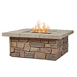 Real Flame® Sedona Square Liquid Propane Fire Table in Buff