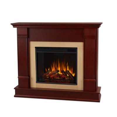 Southern Enterprises Tennyson Electric, Tennyson Electric Fireplace With Bookcases Ivory