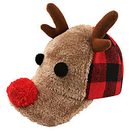 Rising Star™ Buffalo Check Reindeer Hat in Brown