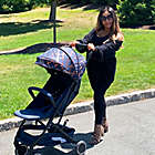 Alternate image 2 for Your Babiie MAWMA By Snooki Soho Compact Travel Stroller in Navy