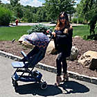 Alternate image 3 for Your Babiie MAWMA By Snooki Soho Compact Travel Stroller in Navy