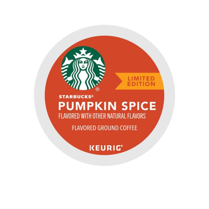 Starbucks Pumpkin Spice Coffee Keurig K Cup Pods 22 Count Bed Bath Beyond