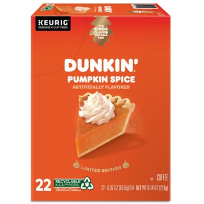Dunkin&#39; Donuts&reg; Pumpkin Spice Flavored Coffee Keurig&reg; K-Cup&reg; Pods 22-Count