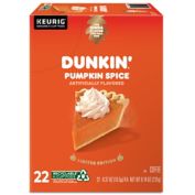 Dunkin' Donuts&reg; Pumpkin Spice Flavored Coffee Keurig&reg; K-Cup&reg; Pods 22-Count