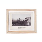 Mud Pie&reg; "Blessed" 4-Inch x 6-Inch Picture Frame in Brown