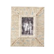 Mud Pie&reg; Rustic Picture Frame in Grey