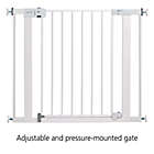 Alternate image 1 for Safety 1st&reg; Tension Mount Auto-Close Safety Gate in Grey
