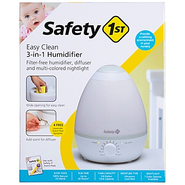 Safety 1st&reg; Easy Clean 3-in-1 Humidifier in White. View a larger version of this product image.