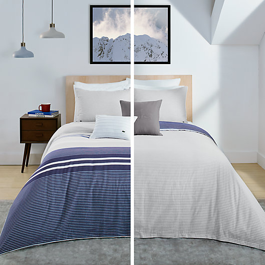 Reversible Comforter Set, Lacoste Bedding Set Queen