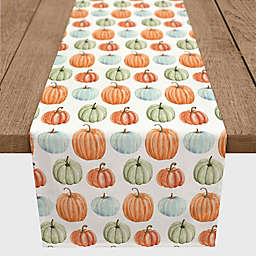 Multicolor Pumpkins 72-Inch Table Runner