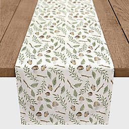 Designs Direct Autumn Woodland Table Runner in Green