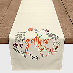 Designs Direct "Gather Together" Table Runner in White