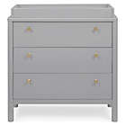 Alternate image 3 for Delta Children&reg; Remy 3-Drawer Dresser with Changing Top in Grey