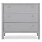 Alternate image 4 for Delta Children&reg; Remy 3-Drawer Dresser with Changing Top in Grey