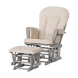 Child Craft™ Forever Eclectic™ Tranquil Glider in Lunar Grey/Tan with Ottoman