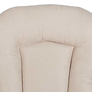 Child Craft&trade; Forever Eclectic&trade; Tranquil Glider in Matte White/Tan with Ottoman. View a larger version of this product image.