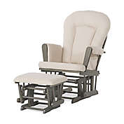 Child Craft&trade; Forever Eclectic&trade; Tranquil Glider in Dapper Grey/Grey with Ottoman<br />