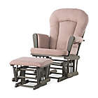 Alternate image 0 for Child Craft&trade; Forever Eclectic&trade; Tranquil Glider in Dapper Grey/Blush with Ottoman