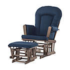 Alternate image 0 for Child Craft&trade; Forever Eclectic&trade; Tranquil Glider in Cocoa Bean/Navy with Ottoman