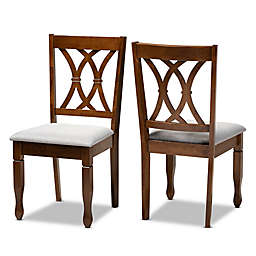 Baxton Studio™ Duran Dining Chairs in Grey (Set of 2)