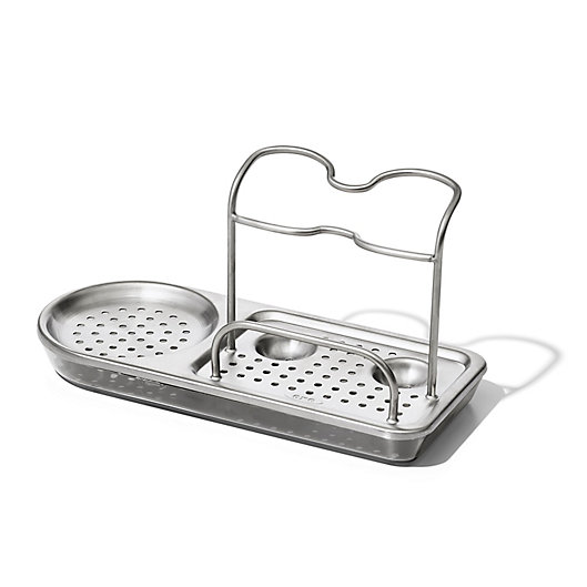 Alternate image 1 for OXO Good Grips® Stainless Steel Sink Organizer