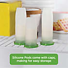 Alternate image 5 for Playtex&reg; 6-Pack 6 Oz. Breast Milk Storage Pods in Clear/Green
