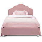 Alternate image 1 for Delta Children Upholstered Twin Bed in Rose Pink