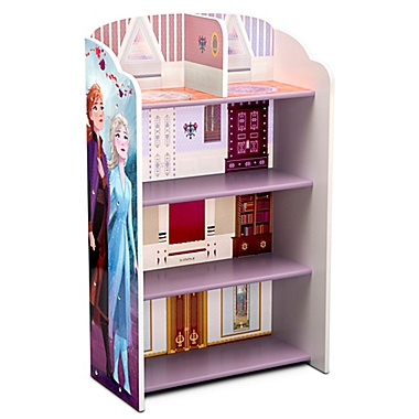 Delta Children Disney&reg; Frozen II Wooden Playhouse 4-Shelf Bookcase in Blue. View a larger version of this product image.