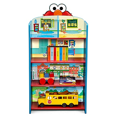 Delta Children Sesame Street Wooden Playhouse 4-Shelf Bookcase. View a larger version of this product image.