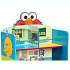 Alternate image 5 for Delta Children Sesame Street Wooden Playhouse 4-Shelf Bookcase