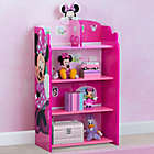 Alternate image 1 for Delta Children&reg; Disney&reg; Minnie Mouse Wooden Playhouse 4-Shelf Bookcase in Pink