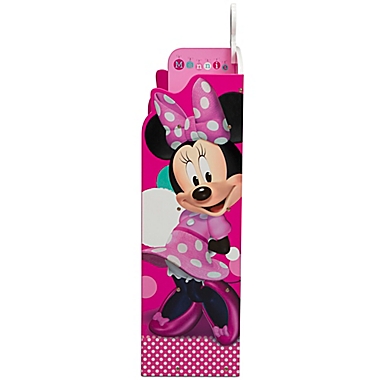 Delta Children&reg; Disney&reg; Minnie Mouse Wooden Playhouse 4-Shelf Bookcase in Pink. View a larger version of this product image.