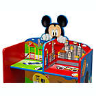 Delta Children Disney® Mickey Mouse Wooden Playhouse 4-Shelf Bookcase in Red 