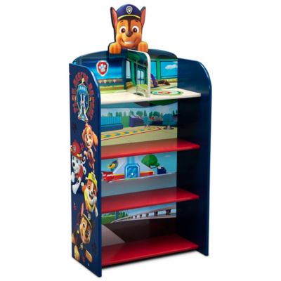 paw patrol book and toy organizer