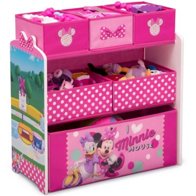 Delta Children Disney&reg; Minnie Mouse 6-Bin Toy Organizer in Pink