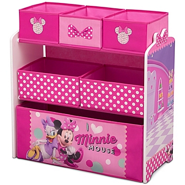 Delta Children Disney&reg; Minnie Mouse 6-Bin Toy Organizer. View a larger version of this product image.