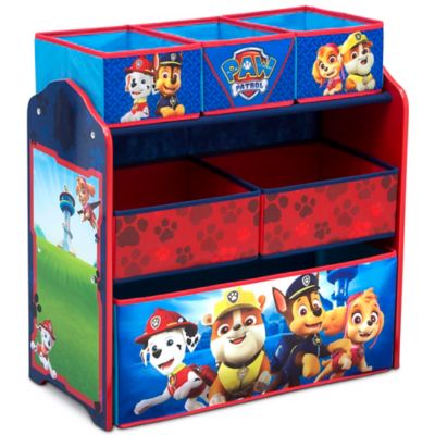 paw patrol book and toy organizer