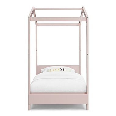 Delta Children Poppy House Twin Platform Bed in Blush Pink. View a larger version of this product image.