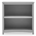 Alternate image 1 for Delta Children Universal 2-Shelf Bookcase in Grey