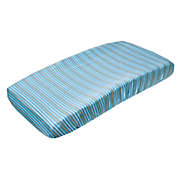 Copper Pearl Milo Reusable Changing Pad Cover in Blue