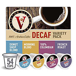 Victor Allen® Decaf Coffee Pods Variety Pack for Single Serve Coffee Makers 54-Count